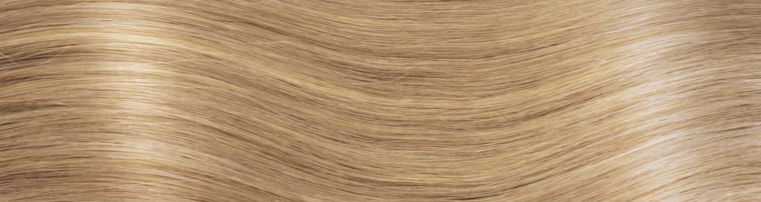 BELLE/M Set da 2 pezzi in capelli naturali lisci con clip