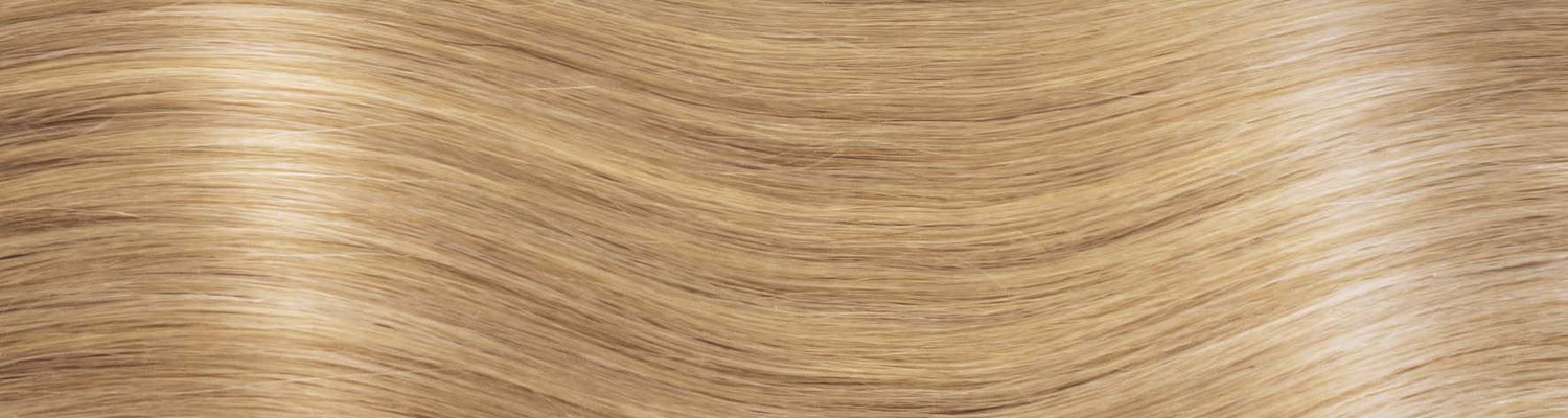 BELLE/M Set da 2 pezzi in capelli naturali lisci con clip