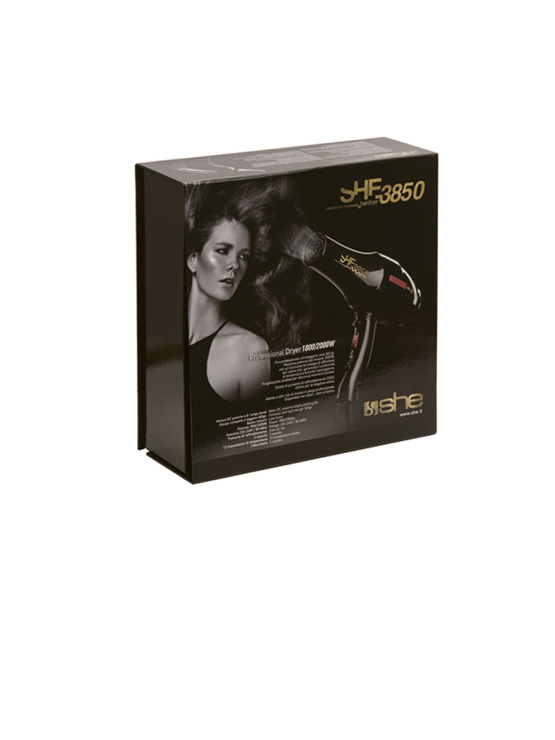SHE-3850 Asciugacapelli super leggero