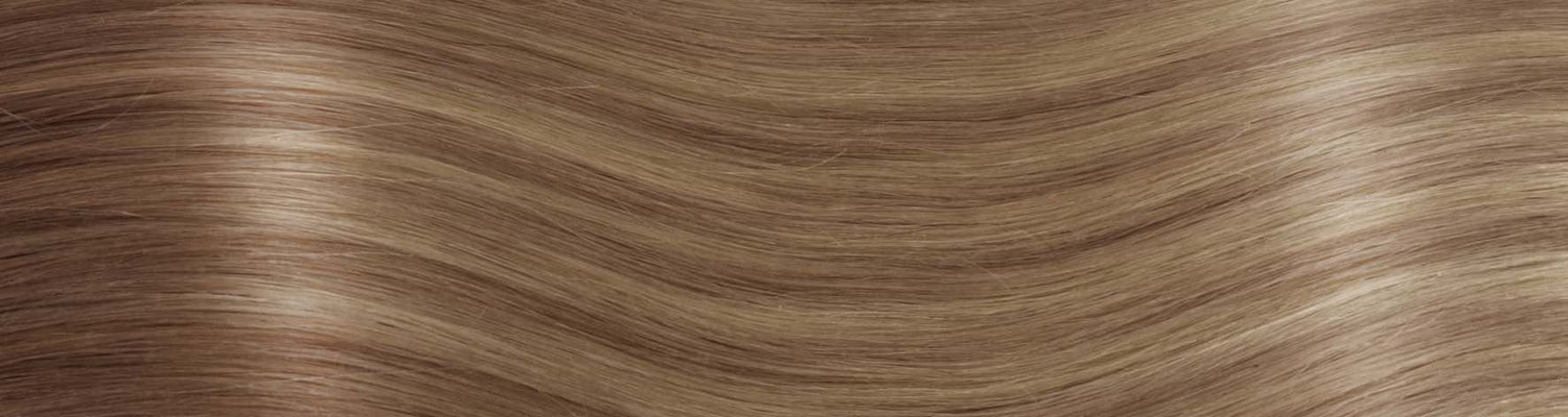 BEVERLY/M Set da 6 pezzi in capelli naturali lisci con clip