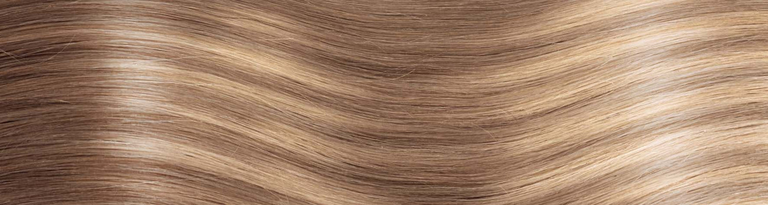BEVERLY/M Set da 6 pezzi in capelli naturali lisci con clip