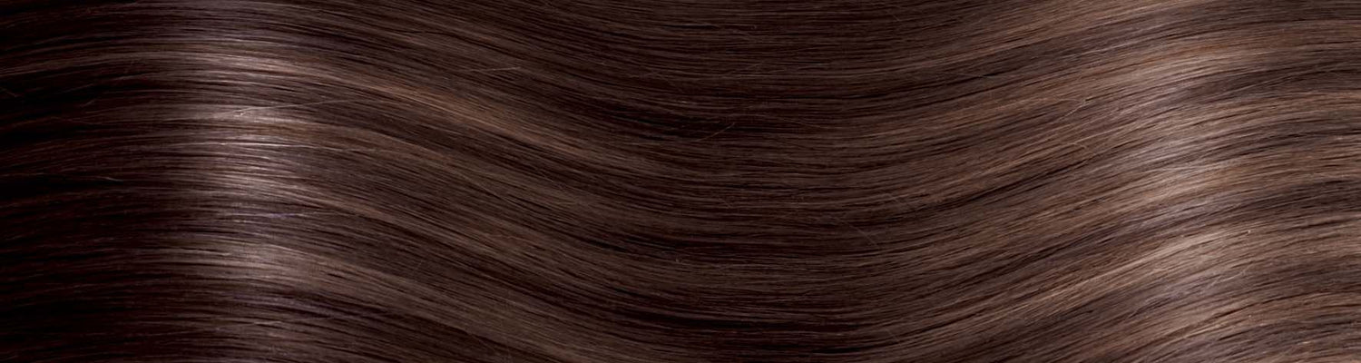 BEVERLY/M Set da 6 pezzi in capelli naturali lisci con clip