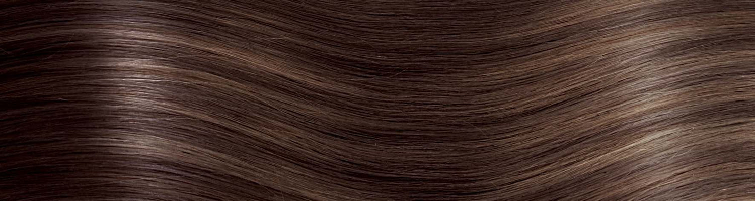 BEVERLY/M Set da 6 pezzi in capelli naturali lisci con clip