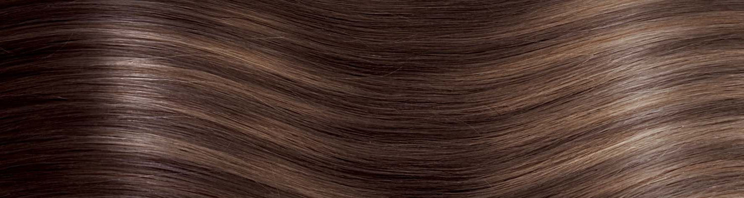 BEVERLY/M Set da 6 pezzi in capelli naturali lisci con clip