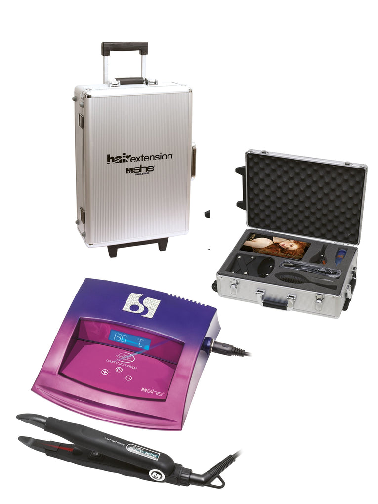 KIT FLAT MAGIC Kit per applicazione extension con cheratina