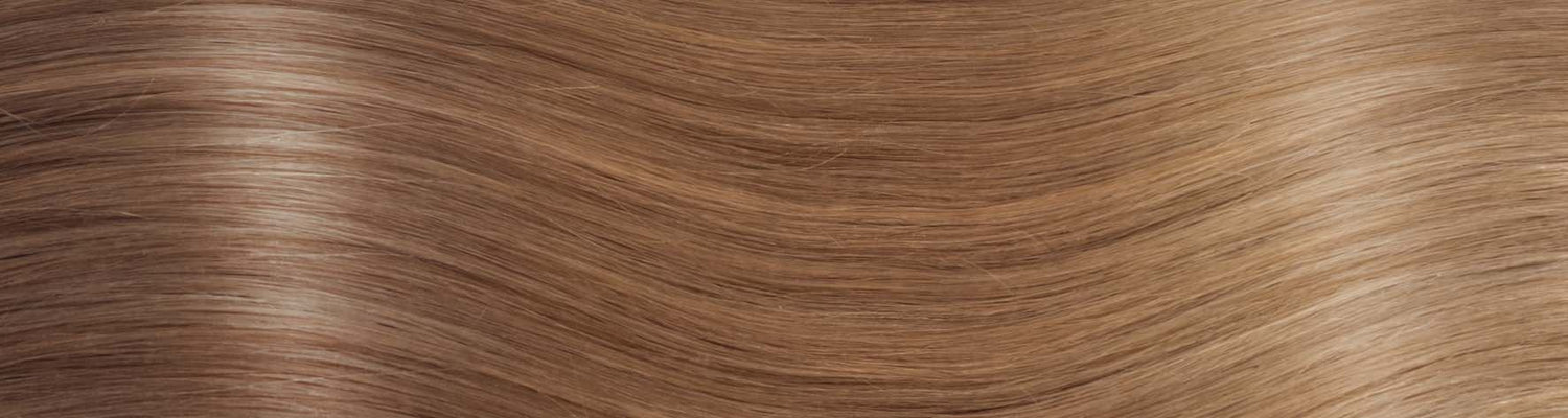 BEVERLY/M Set da 6 pezzi in capelli naturali lisci con clip