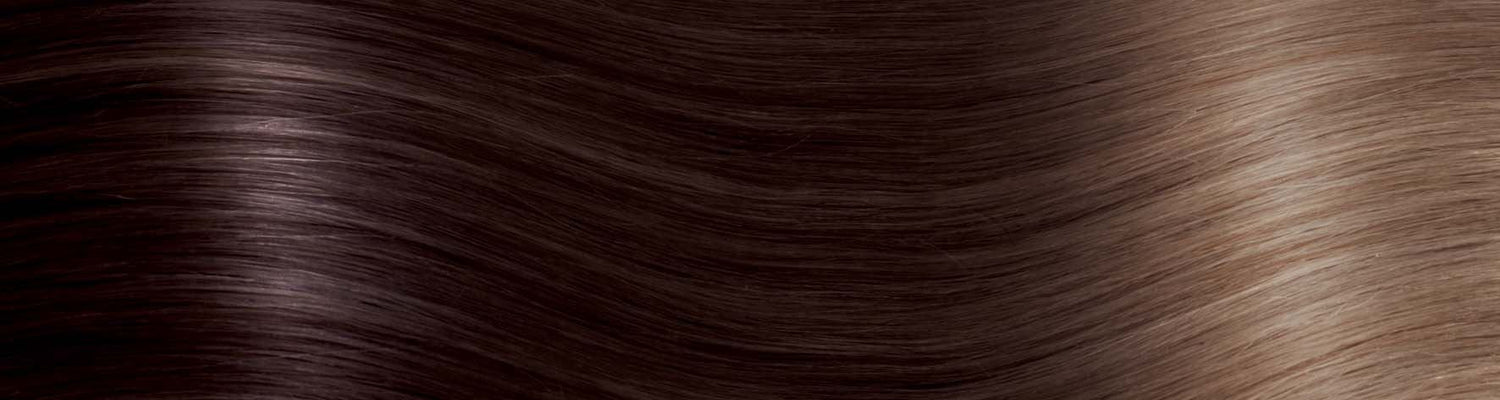 BEVERLY/M Set da 6 pezzi in capelli naturali lisci con clip