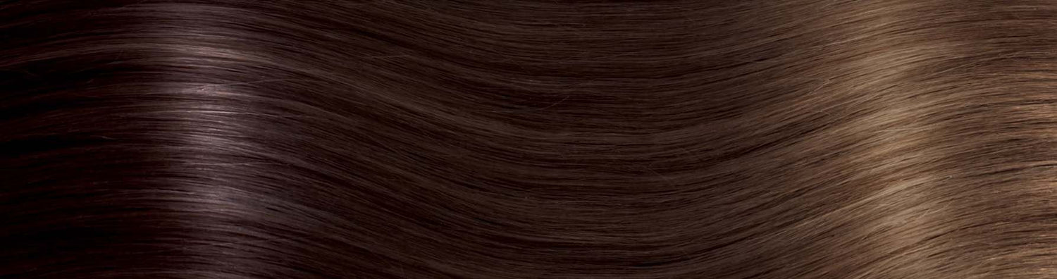 BEVERLY/M Set da 6 pezzi in capelli naturali lisci con clip