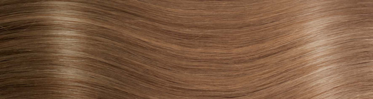 BEVERLY/M Set da 6 pezzi in capelli naturali lisci con clip