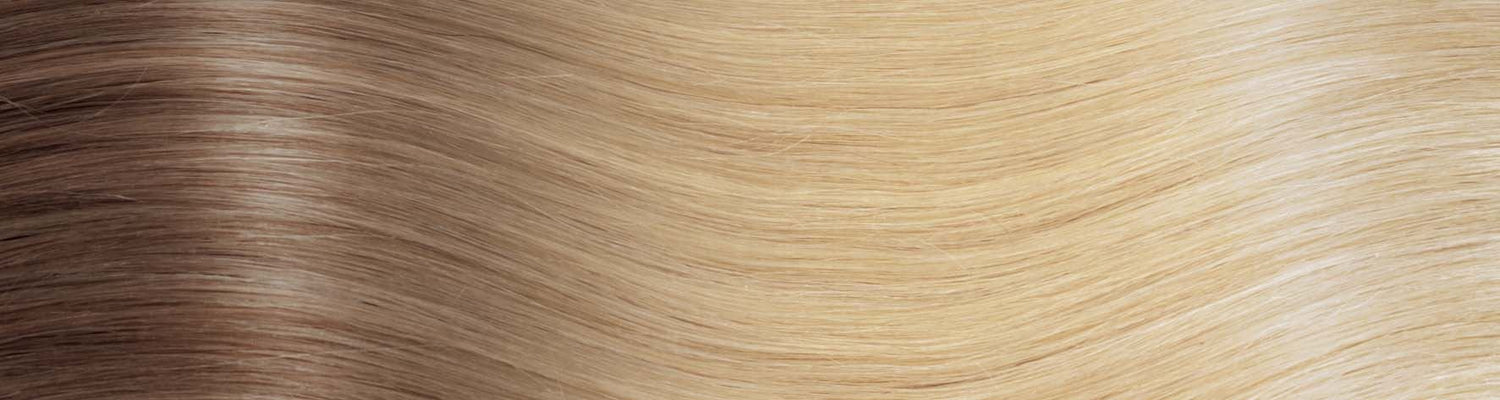 BEVERLY/M Set da 6 pezzi in capelli naturali lisci con clip