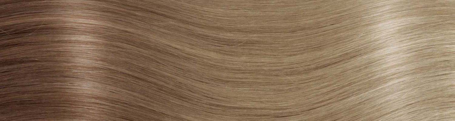 BEVERLY/M Set da 6 pezzi in capelli naturali lisci con clip