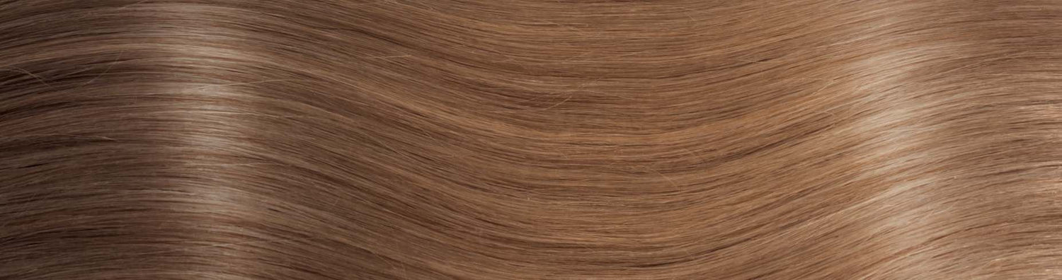 BEVERLY/M Set da 6 pezzi in capelli naturali lisci con clip