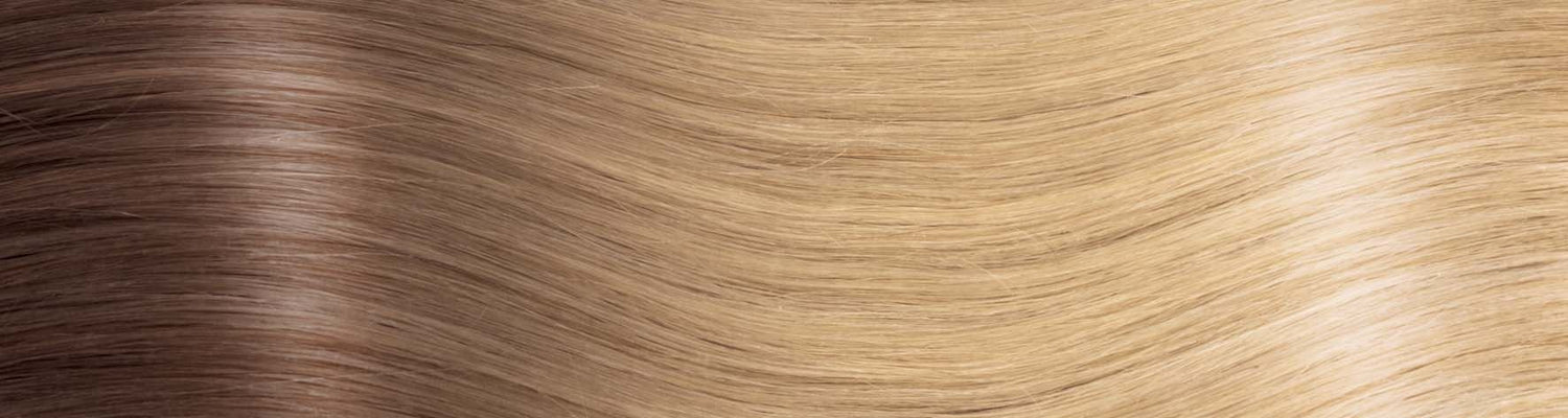 BEVERLY/M Set da 6 pezzi in capelli naturali lisci con clip