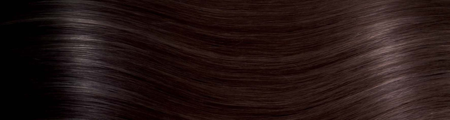 BEVERLY/M Set da 6 pezzi in capelli naturali lisci con clip