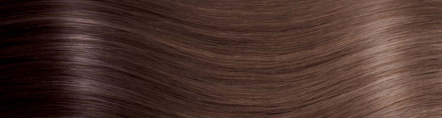 BEVERLY/M Set da 6 pezzi in capelli naturali lisci con clip