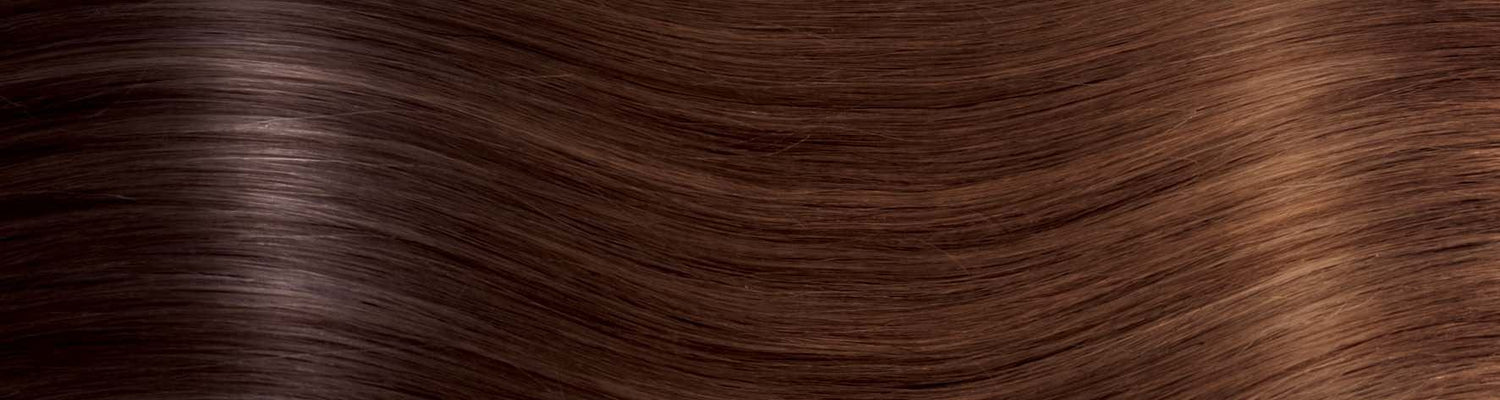 BEVERLY/M Set da 6 pezzi in capelli naturali lisci con clip