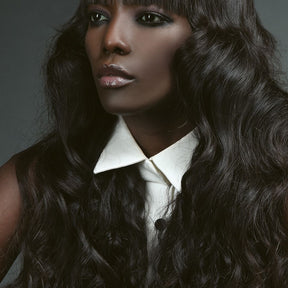 AFRICA BLK35XL Capelli naturali sciolti