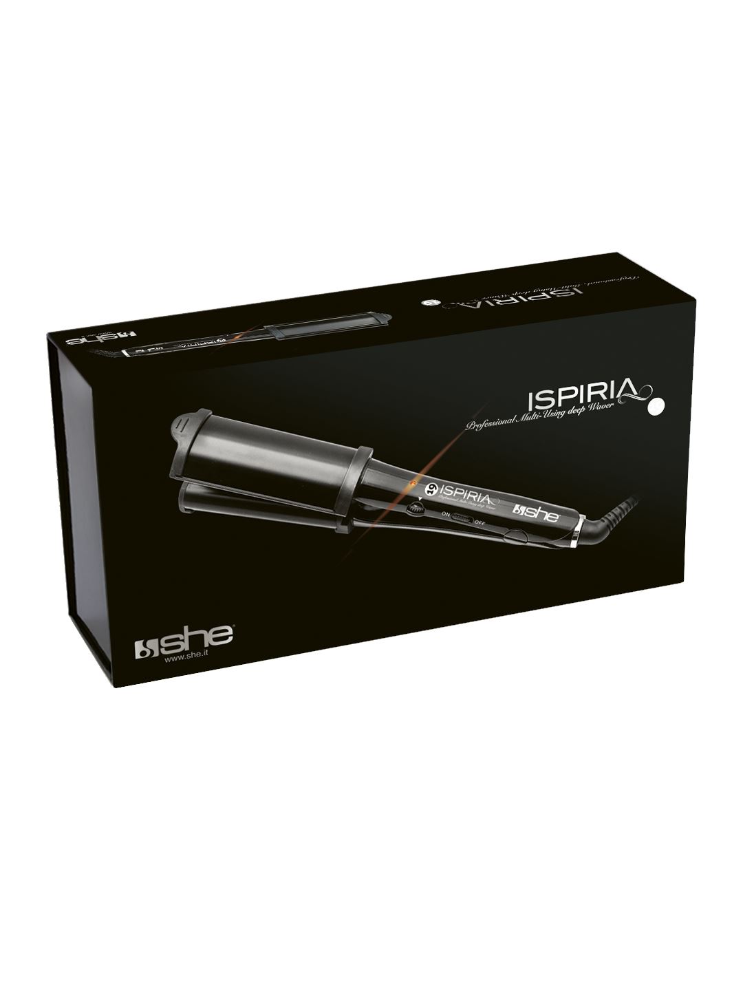 ISPIRIA 19 Piastra per capelli ondulati