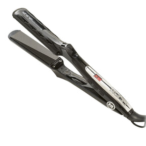 SHINE BLACK TITANIUM 28 Piastra per capelli in titanio e nano tormalina