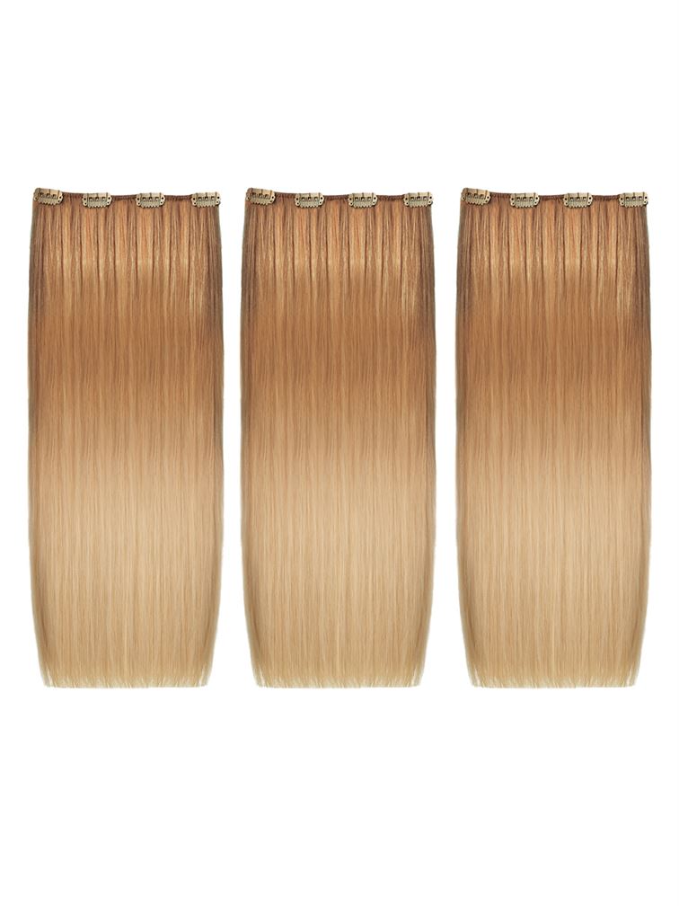 THREEASY/SH Extension con clip in colori shatush