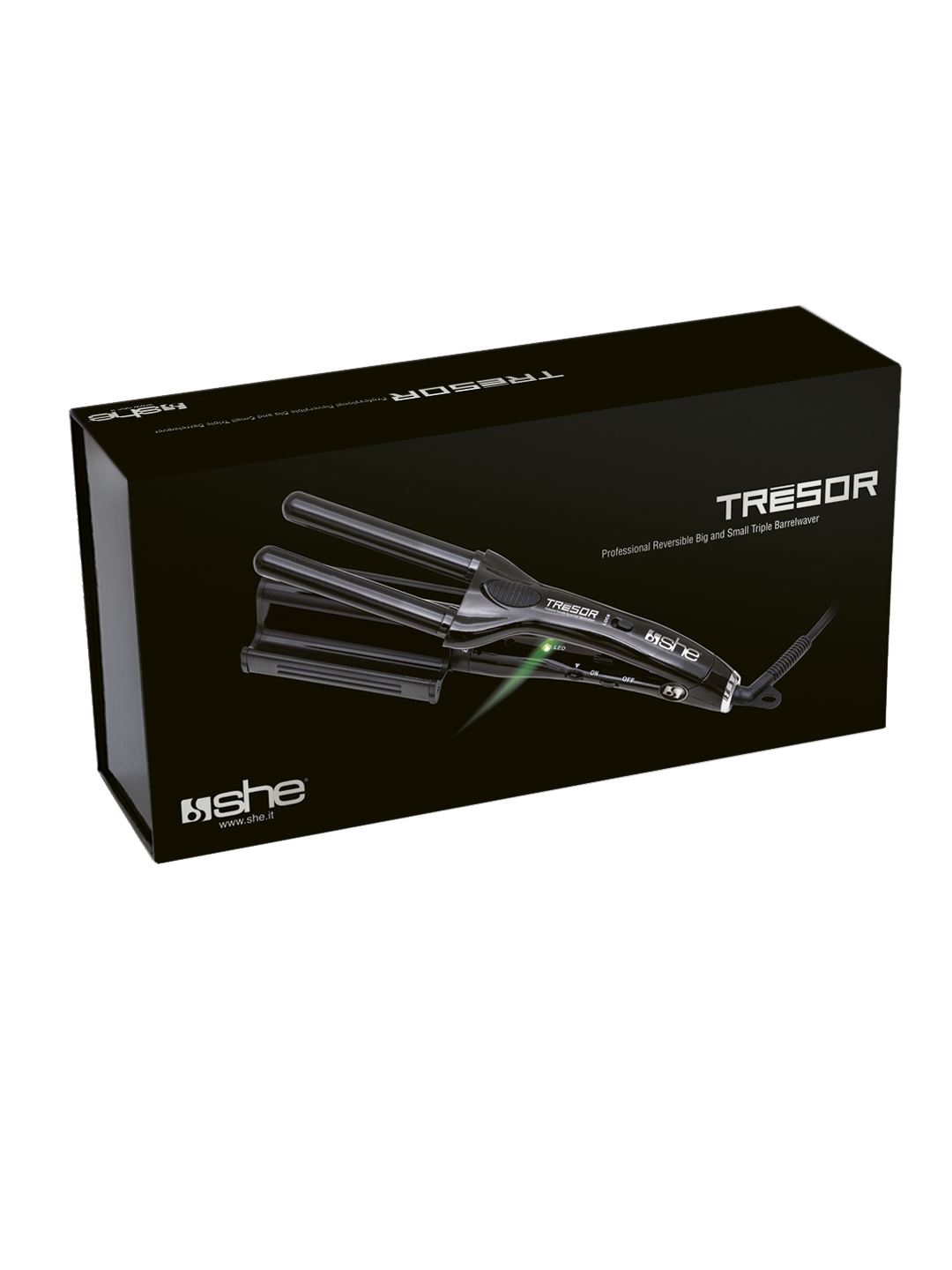 TRESOR Piastra per capelli con generatore ionico